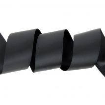 Ruban satin double face noir 50 mm - MT - Mondial Tissus