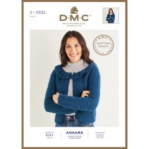Modèle cardigan femme DMC Ankara - DMC - Mondial Tissus