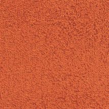 Tissu éponge léger uni Laguna orange - Mondial Tissus