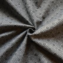 Tissu antiderapant feutrine grise tufting - 160 cm - Mondial Tissus
