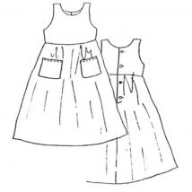 Patron Frégoli 410 - robe chasuble enfant 12 à 16 ans - Frégoli - Mondial Tissus