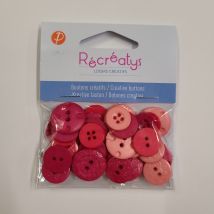 Sachet boutons roses - Récréatys - Mondial Tissus