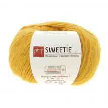 Pelote de fil à tricoter MT Sweetie ocre - MT - Mondial Tissus