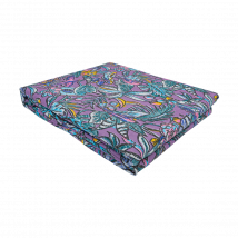 Drap housse 160x200 exotic perruche multico - MT - Mondial Tissus