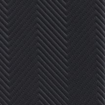 Tissu Similicuir siège capitoné zig zag noir