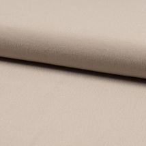 Tissu crêpe georgette viscose uni beige - Mondial Tissus