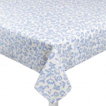 Nappe rectangulaire Reset bleu 150x250cm - MT - Mondial Tissus