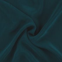 Tissu cupro uni bleu - Mondial Tissus