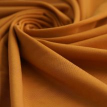 Tissu jersey Tencel elasthanne uni ocre - Mondial Tissus