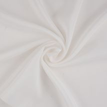 Tissu crêpe de soie blanc soie - Mondial Tissus
