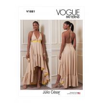 Patron Vogue 1881ZZ - robe dos nu du 44 au 52ZZ - Vogue - Mondial Tissus