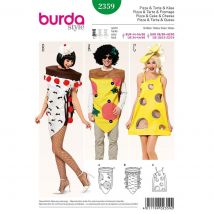 Patron Burda 2359 - déguisement pizza, tarte et fromage - Burda - Mondial Tissus