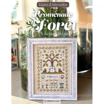 Promenade en forêt - Chouettes & hiboux au point de croix - Editions de Saxe - Les éditions de saxe - Mondial Tissus
