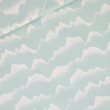 Tissu "Mountain Rains" french terry sweat bleu montagnes - See You At Six - See You at Six - Mondial Tissus