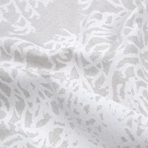 Tissu bachette lourde imprimé fond marin calédonie blanc - STOF - Mondial Tissus