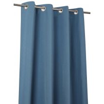 Rideau nature bleu 140 x 250 cm - MT - Mondial Tissus