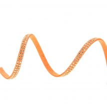 Ruban clouté double orange 5 mm - Mondial Tissus