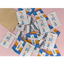 Étiquettes tissées Color Pop x6 - Marmaï - Marmaï - Mondial Tissus