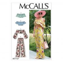 Patron McCALL's M7757Z Top,Pantalon Femme 44-50 - McCall's - Mondial Tissus
