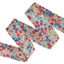 Biais coton liberty multicolore 20 mm - Liberty - Mondial Tissus