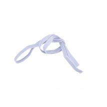 Tresse élastique plate blanche 10 gommes - MT - Mondial Tissus