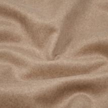 Lainage isolant thermique doux moucheté camel - Mondial Tissus