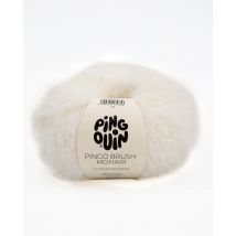 Pelote de fil à tricoter Brush mohair écru - Pingouin - Pingouin - Mondial Tissus
