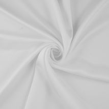 Tissu polyester satiné écru - Mondial Tissus