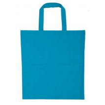 Sac tote bag toile coton bleu turquoise 38x42cm - Rico Design - Rico Design - Mondial Tissus
