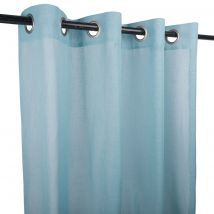 Rideau voilage Enzo bleu 140x240 cm - MT - Mondial Tissus