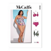 Patron McCall's 8330W3 - Maillots de bain du 56 au 68 - McCall's - Mondial Tissus