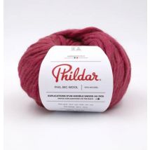 Pelote de fil à tricoter Big wool magenta - Phildar - Phildar - Mondial Tissus