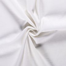 Toile ramie unie blanche - Mondial Tissus