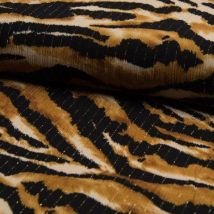 Tissu crêpe viscose léopard