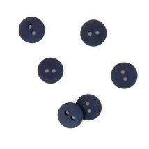 Boutons plats bleu marine 14mm - MT - Mondial Tissus