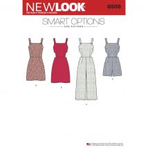 Patron New Look 6509 - combi-short et combi-pantalon - Newlook - Mondial Tissus