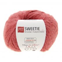Pelote de fil à tricoter MT Sweetie rose - MT - Mondial Tissus