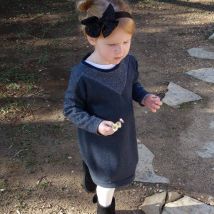 Patron robe et pull Ginger du 2 au 12 ans - Super Bison - Mondial Tissus