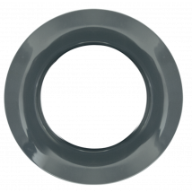 Oeillets clipsables plastique brillant 44mm gris - Mondial Tissus