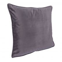 Housse de coussin Holland gris velours