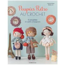 Livre Poupées rétro au crochet - Les Éditions de Saxe - Les éditions de saxe - Mondial Tissus