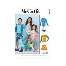 Patron McCall's 8395CCE - MAILLOT DE BAIN, HAUT, SHORT enfant de 3 à 6 ans - McCall's - Mondial Tissus
