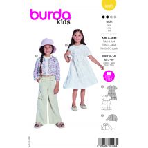 Patron Burda N° 9225 veste et manteau enfant - Burda - Mondial Tissus