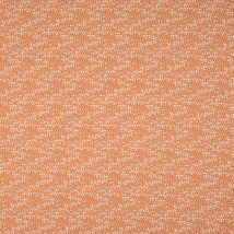 Maille jersey bio mini points orange - Mondial Tissus