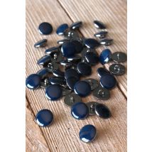 Lot de 5 boutons chic bleu atlantique 15 mm - Eglantine et Zoé - Mondial Tissus