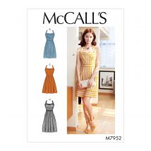 Patron Mc Call's 7952D5 - robes pour jeune femme tailles du 40-48 - McCall's - Mondial Tissus
