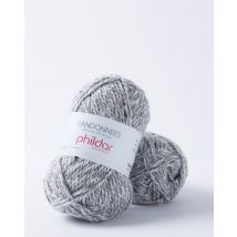 Pelote de fil à tricoter Randonnées gris chiné - Phildar