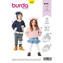 Patron veste pour enfant - Burda 9306 - Burda - Mondial Tissus