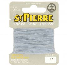 Laine Saint Pierre pour repriser / broder 116 bleu clair - St. Pierre - Mondial Tissus
