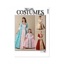 Patron Mc Call's M8549BB Déguisement robe princesse Adulte S au XL - McCall's - Mondial Tissus